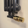 Термостатическая головка РС Cristal М30х1,5, золото (PCHEAD06G)