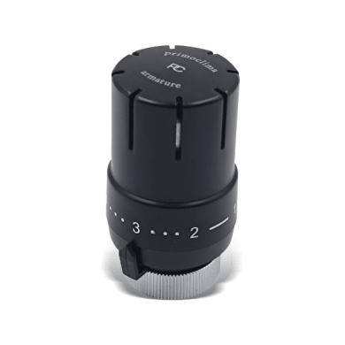 Термостатическая головка РС Mini М30х1,5, чёрный матовый (PCHEAD15B)