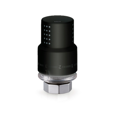 Термостатическая головка SR Rubinetterie "Aria", цвет чёрный (N094-0000V00S)