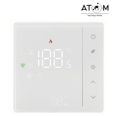 Терморегулятор ATOM Alpha ECO Light белый