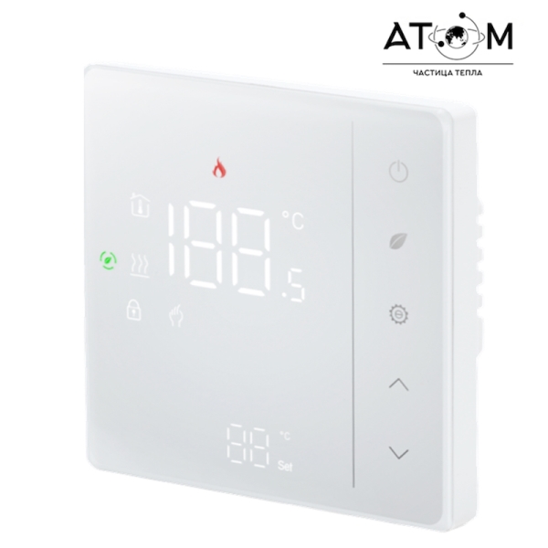 Терморегулятор ATOM Alpha ECO Light белый