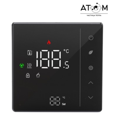 Терморегулятор ATOM Alpha ECO Light чёрный