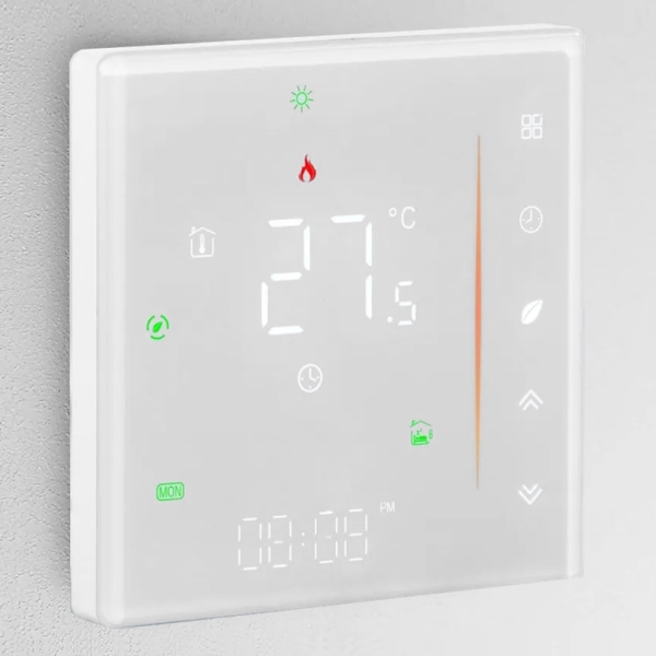 Терморегулятор программируемый ATOM Alpha Wi-Fi белый