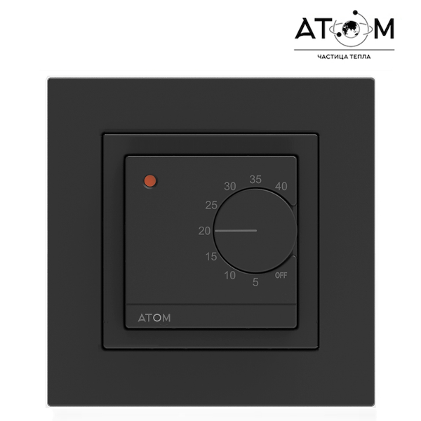 Терморегулятор ATOM Yota чёрный
