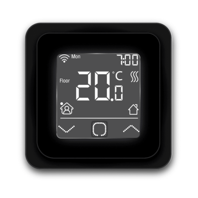 Терморегулятор PRIMOCLIMA для тёплого пола Intelligent, чёрный
