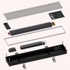 Внутрипольный конвектор Itermic ITTBL.070.4900.400 с вентилятором без решётки
