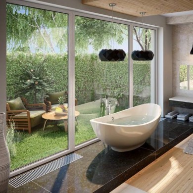 Внутрипольный конвектор Itermic ITTBZ.090.1000.250 с вентилятором без решётки