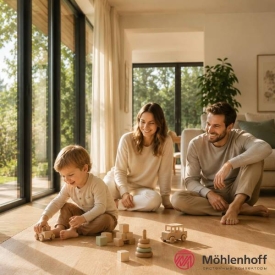 Внутрипольный конвектор Mohlenhoff QSKS 220x90x1500 c вентилятором без решётки