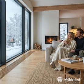 Внутрипольный конвектор Mohlenhoff WSK 410x140x4250 без вентилятора без решётки
