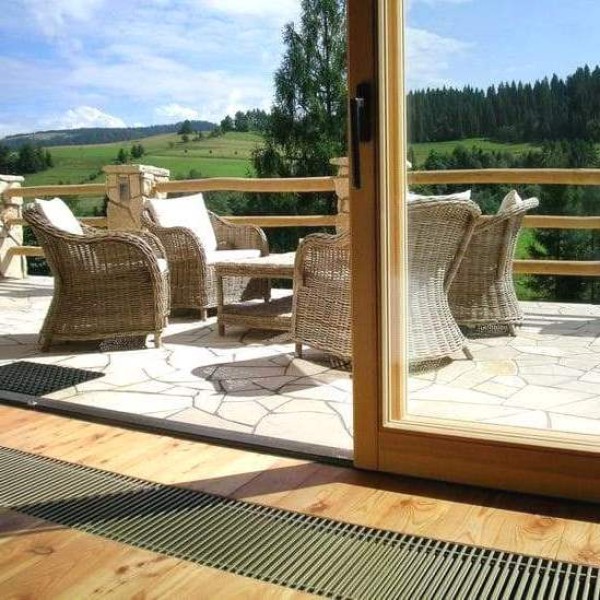 Внутрипольный конвектор Savva KV Vent 220V 260x120x4700 (50х100) c вентилятором без решётки