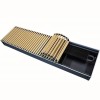 Внутрипольный конвектор Savva KV Vent 24V 260x120x3800 (50х100) c вентилятором без решётки