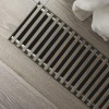 Внутрипольный конвектор Savva KV Vent 24V 260x120x3800 (50х100) c вентилятором без решётки