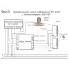Внутрипольный конвектор Savva KV Vent 220V c вентилятором без решётки высотой 80 мм
