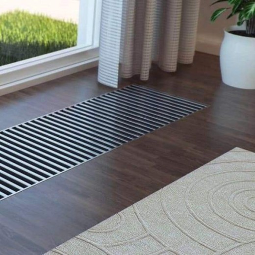 KV - конвектор внутрипольный естественной конвекции