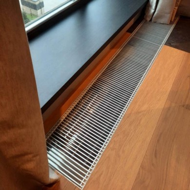 Внутрипольный конвектор Vitron ВК с естественной конвекцией высотой 200 мм