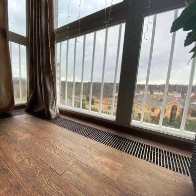 Внутрипольный конвектор Vitron ВК с естественной конвекцией высотой 150 мм