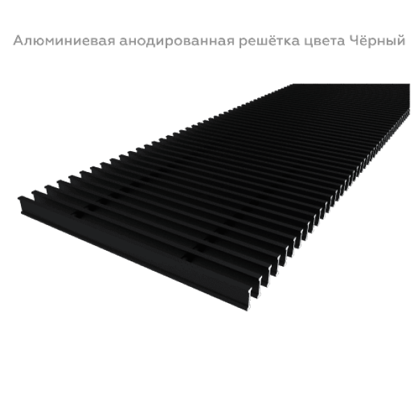 Конвектор внутрипольный электрический Vitron с вентилятором и решёткой ВКВЭ.110.200.750.1ТР