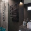 Полотенцесушитель электрический Terma Alex 540-400 чёрный матовый