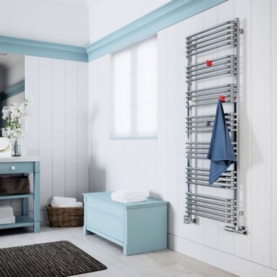 Полотенцесушитель электрический Terma Alex 1580-700 хромированный