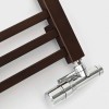 Полотенцесушитель электрический Terma Bone 760-600 чёрный матовый