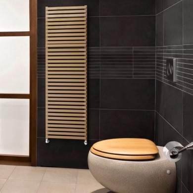 Полотенцесушитель Terma City 1860-600 чёрный матовый водяной