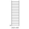 Полотенцесушитель водяной Terma CRYSTAL 1920-600 в цвете палитры RAL