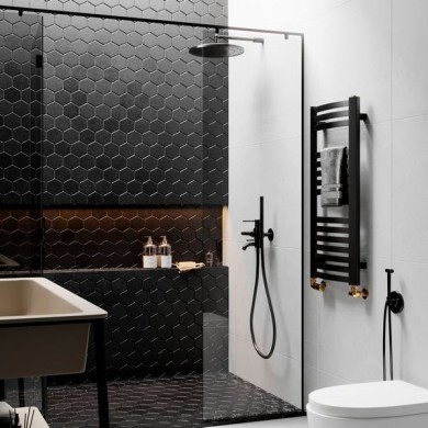 Полотенцесушитель электрический Terma Dexter 500-500 в цвете палитры RAL