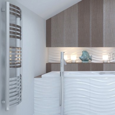 Полотенцесушитель электрический Terma Dexter 1760-600 хромированный