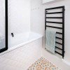 Полотенцесушитель Terma DIAMOND 1120-400 чёрный матовый водяной