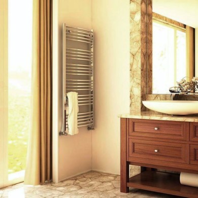 Полотенцесушитель электрический Terma Domi 1479-600 хромированный