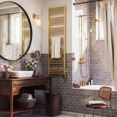 Полотенцесушитель электрический Terma Fiona  660-400 в цвете палитры RAL