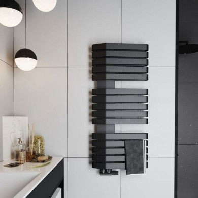 Полотенцесушитель Terma IRON S 1510-500 чёрный матовый водяной