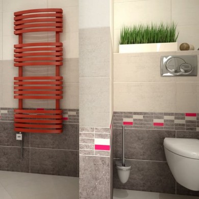 Полотенцесушитель водяной Terma Kioto 1500-480 в цвете палитры RAL