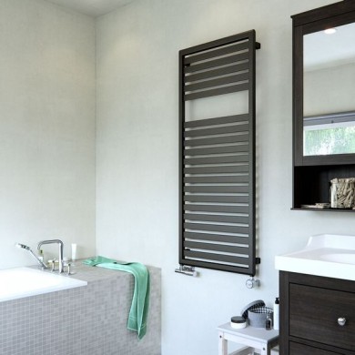 Полотенцесушитель Terma Lukka 940-500 чёрный матовый водяной