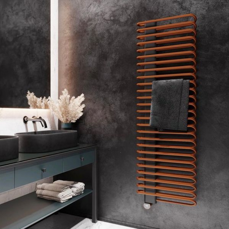 Полотенцесушитель электрический Terma Michelle 1200-600 в цвете палитры RAL