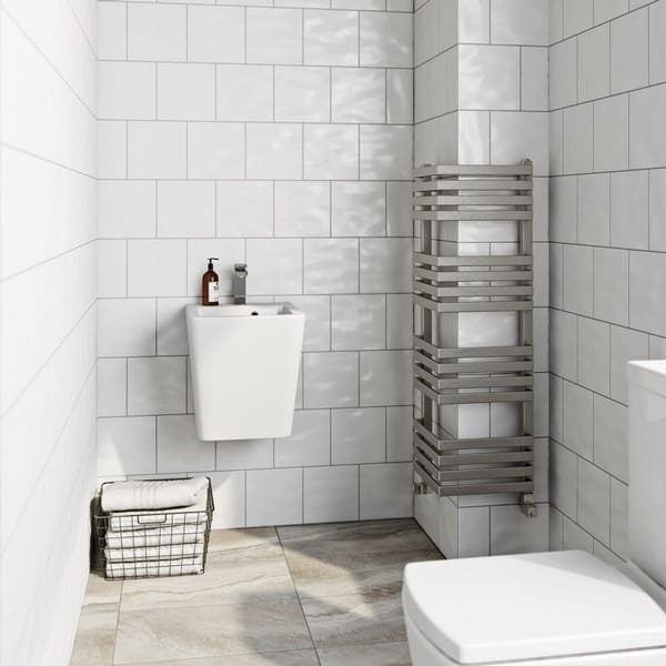 Полотенцесушитель Terma Outcorner 1275-300 белый водяной