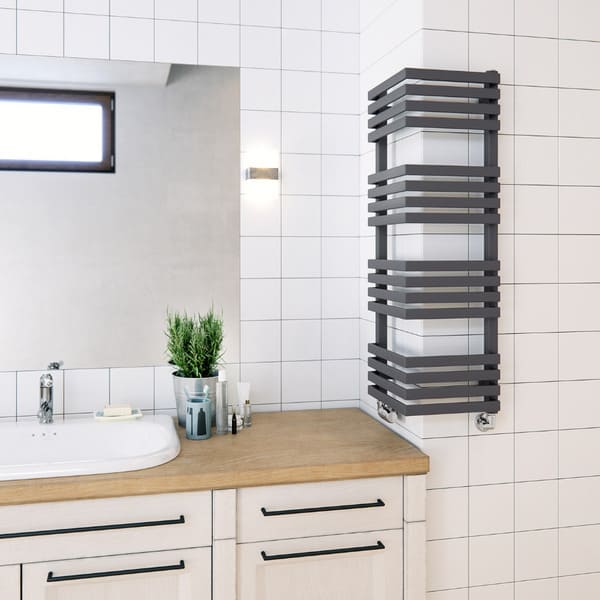 Полотенцесушитель электрический Terma Outcorner 1275-300 в цвете палитры RAL