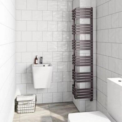 Полотенцесушитель водяной Terma Outcorner 1275-300 в цвете палитры RAL