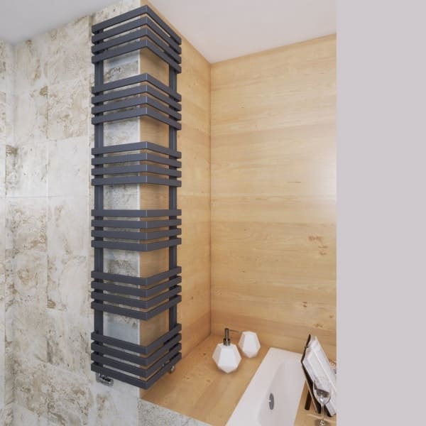 Полотенцесушитель электрический Terma Outcorner 1275-300 в цвете палитры RAL
