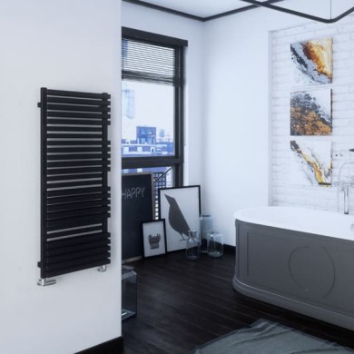 Полотенцесушитель водяной Terma Quadrus Bold 1185-600 в цвете палитры RAL