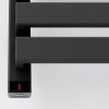 Полотенцесушитель Terma Quadrus Slim 870-450 чёрный матовый водяной
