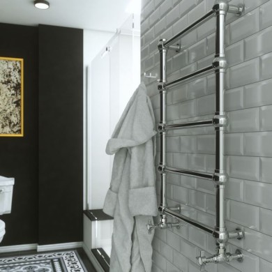 Полотенцесушитель электрический Terma RETRO 1170-504 хромированный