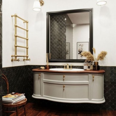 Полотенцесушитель водяной Terma RETRO 1540-504 в цвете палитры RAL