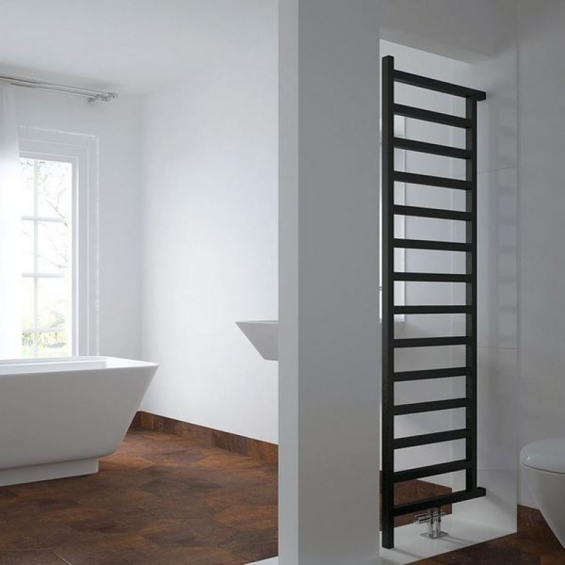 Полотенцесушитель Terma Simple DW 1755-500 чёрный матовый водяной