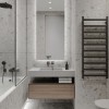 Полотенцесушитель Terma Simple 720-500 чёрный матовый водяной