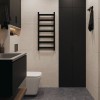 Полотенцесушитель Terma Simple 720-500 чёрный матовый водяной