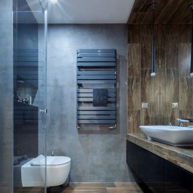 Полотенцесушитель водяной Terma Warp T 1695-600 в цвете палитры RAL