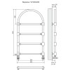 Полотенцесушитель водяной Terminus Версаль П4 500х930 бронза