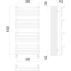 Полотенцесушитель водяной Terminus Вента люкс П20 500х1000 (Стандарт)