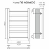 Полотенцесушитель водяной Terminus Ното П6 400х600